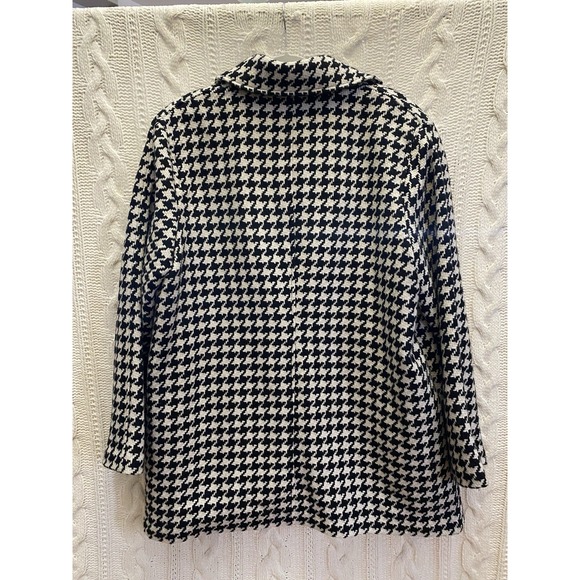 Jessica London Classic Houndstooth Pea Coat - Picture 4 of 9
